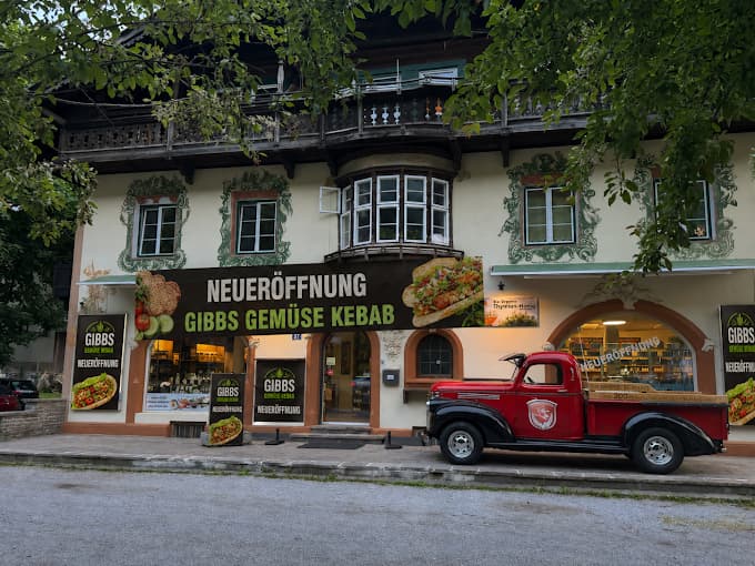 Gibbs Gemüsekebab Außenansicht an der Hauptstraße in Oetz